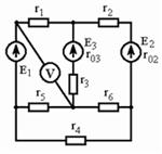 Задача 013006-0000-0001 (решение от ElektroHelp). Расчет сложной цепи постоянного тока.