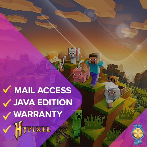 Minecraft ⭐️ PayPal • Mail Access • Java & Hypixel