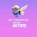 Discord: Nitro 3 Месяца ⭐️ PayPal • Активация + 2 Boost