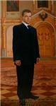 №1 official portrait Dmitry Medvedev th Alex Hall