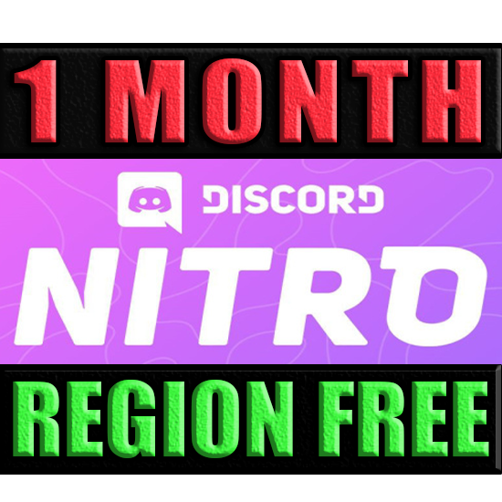 DISCORD NITRO |✅ 1 MONTH + 2 BOOSTS ✅ Discord Nitro 🔥