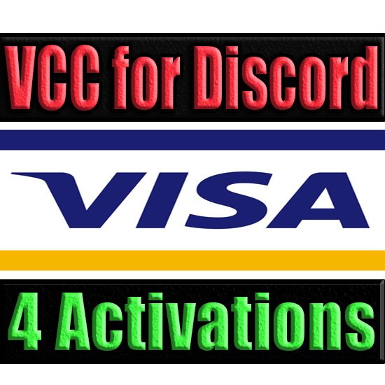 Купить карта для активации дискорд нитро 💳 4 активации vcc 🔥 Фотография карта для активации дискорд нитро 💳 4 активации vcc 🔥