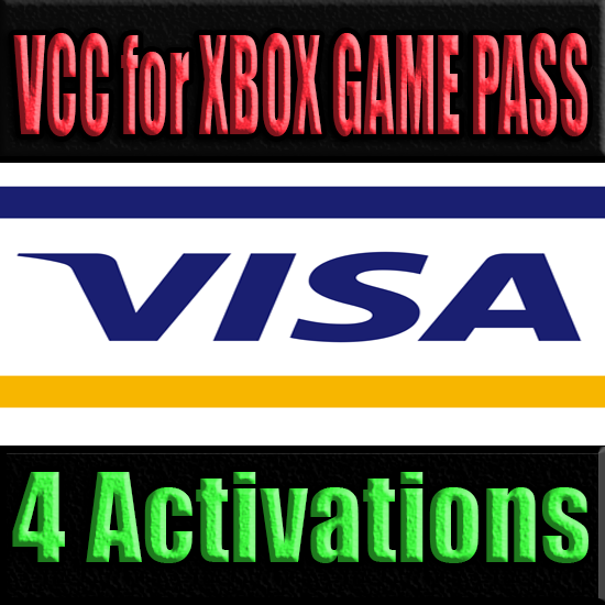 Купить карта для активации xbox game pass ✅ 4 активации vcc 🔥 Фотография карта для активации xbox game pass ✅ 4 активации vcc 🔥
