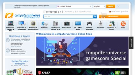 Немецкий Магазин Электроники Computeruniverse