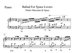 Ноты Didier Marouani & Space - Ballad For Space Lovers