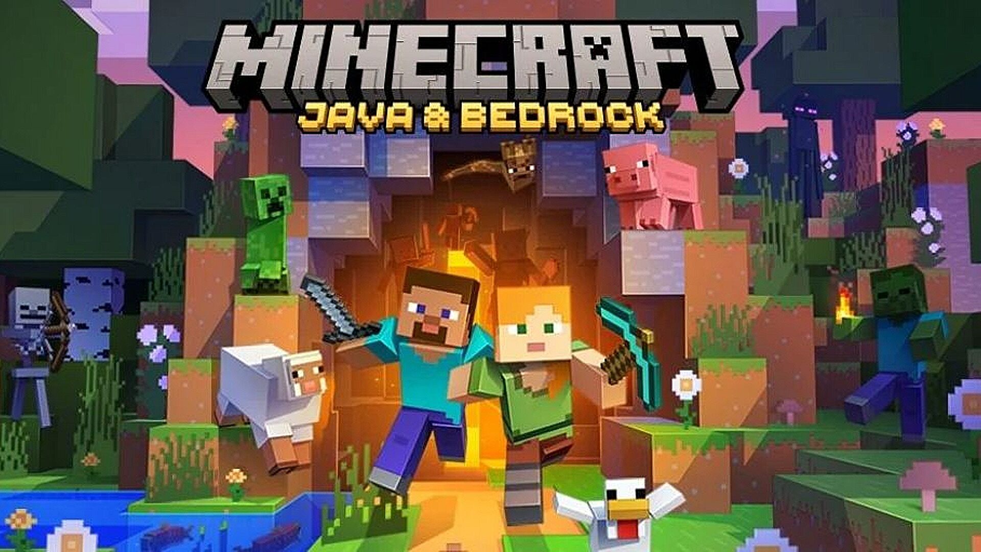 Buy minecraft java bedrock edition for pc and download