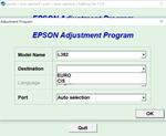 Epson L382, L386, L486 Adjustment Program