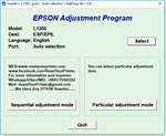 Epson L1300 Adjustment Program