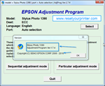Epson SP1390 Adjustment Program (with NEW Tiny Board)