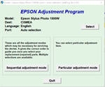 Epson Stylus Photo 1500W Adjustment Program