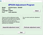 Epson BX305F Adjustment Program