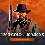 RDO 🧽 1200 ЗОЛОТЫХ СЛИТКОВ 💰 100.000 $ RED DEAD 🤠RDR