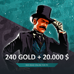 RDO 🧽 240 GOLD BARS 💰 20.000 $ RED DEAD 🤠 RDR