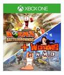 ✅Worms Battlegrounds + Worms W.M.D XBOX ONE Ключ🔑