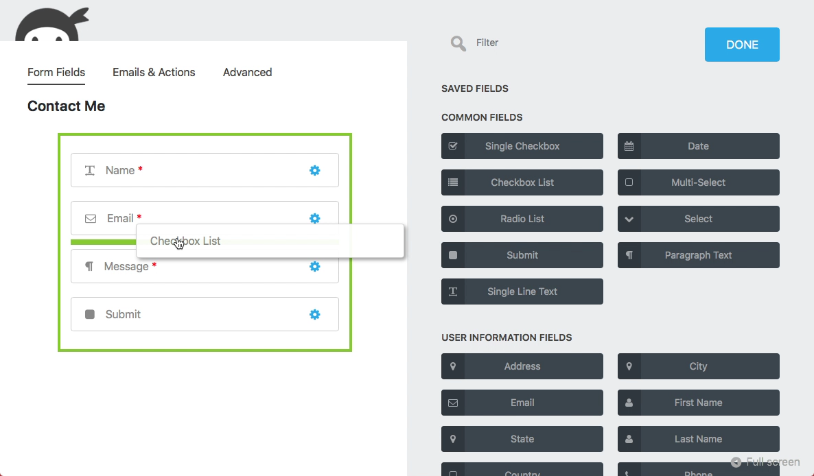 Form filter. Wordpress формы. ninja forms. ниндзя форм wordpress. wordpress form.