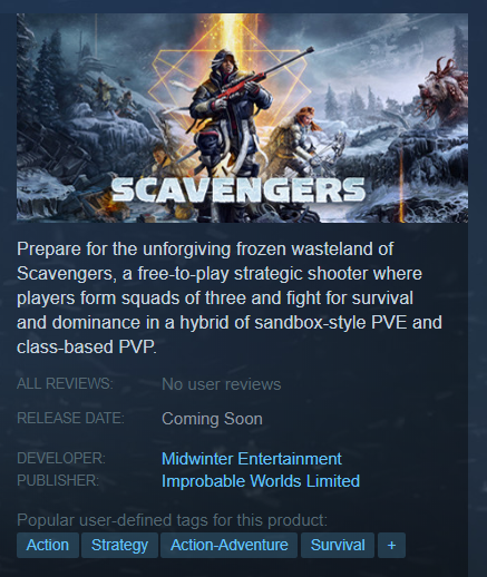 Купить scavengers (full game) (steam key / region free) + 🎁 Фотография scavengers (full game) (steam key / region free) + 🎁