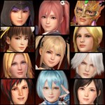 DEAD OR ALIVE 6 Core Fighters  Female Fighters Set