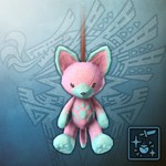Pendant Pink Felyne Teddy