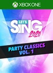 Lets Sing 2020 Party Classics Vol 1 Song Pack