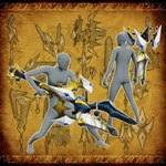 Lost Code Hunter layered weapon pack