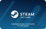 Steam Wallet Gift Card💳 5-10-50-100 USD 🎮США | TR |AR