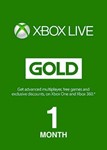 XBOX LIVE GOLD - 1 месяц GLOBAL