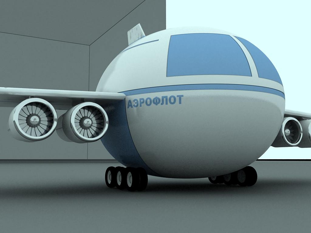 3d model airplane