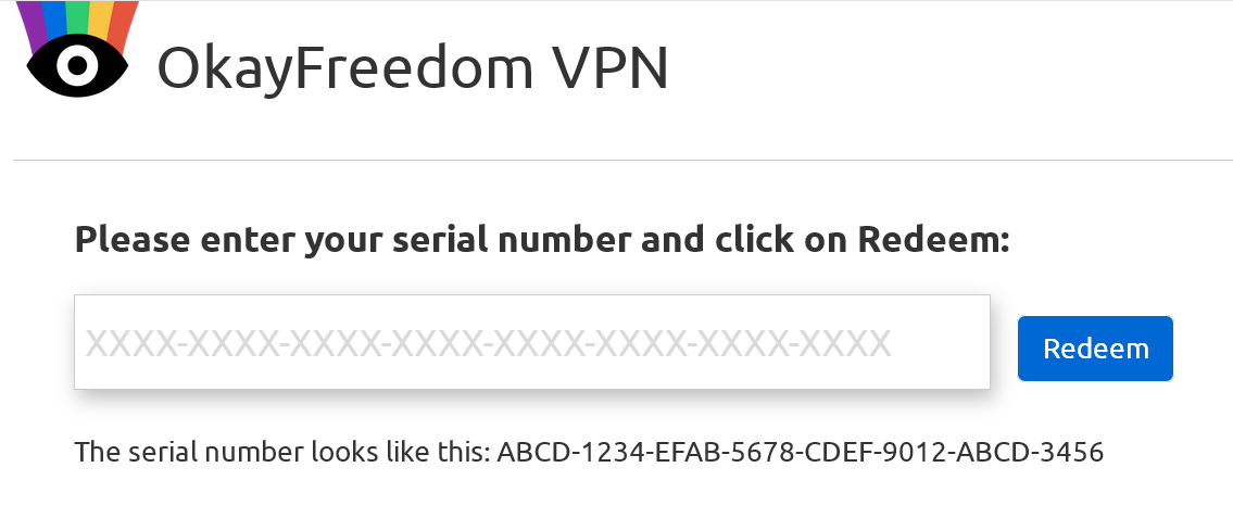 ♐ OKAYFREEDOM⭕️ VPN PREMIUM 1 YEAR CODE/KEY🔑10Gb/Month