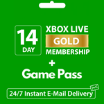 🟢Xbox Game Pass Ultimate 14+Xbox Live Gold 14+1 MONTH*