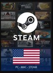 ✅ Подарочная карта кошелька Steam - 5 долларов США 💳0%