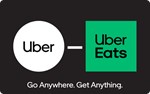 Uber Rides & Eats 10 долларов США