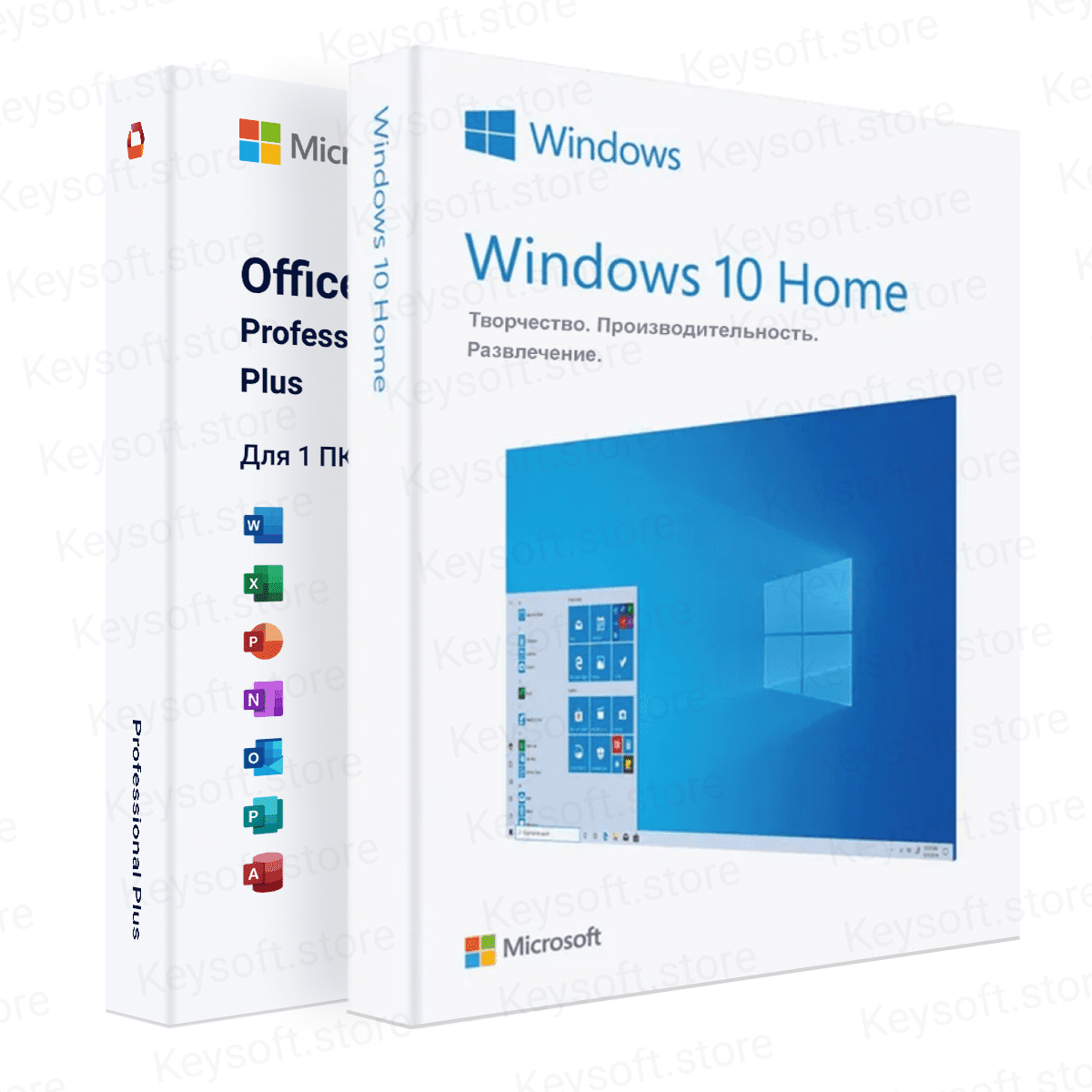 Windows 10 Home + Office Pro Plus 2019