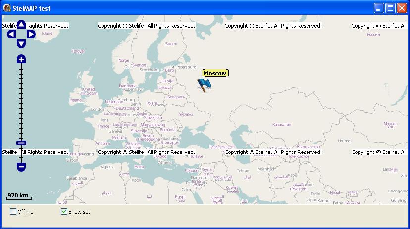 StelMap Delphi компонент карты OSM source code