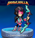 ✅ Brawlhalla - Cryptomage Diana Skin (Ключ) 🔑