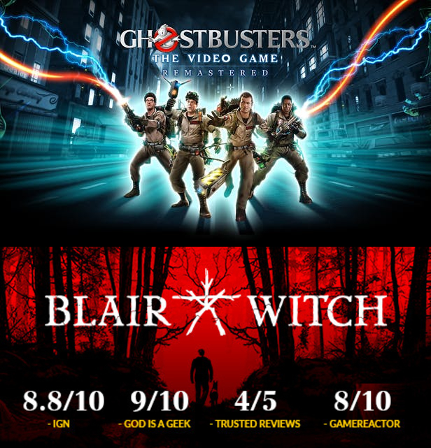 🔥Ghostbusters: The Video Game Remastered + Blair Witch