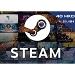 STEAM WALLET GIFT CARD HKD 40 = 5.1 $