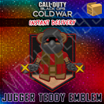 ✅ Call of Duty: Black Ops Cold War Jugger-Teddy Emblem