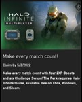 HALO INFINITE Multiplayer 2 XP Boost + SIX Challenge *