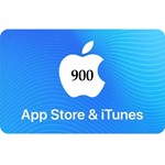 Подарочная карта iTunes Apple App Store 900 рублей РФ🎁