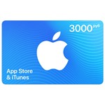 🍏Подарочная карта Apple iTunes 3000 рублей ( RU ) + 🎁
