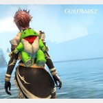 Guild Wars 2 Зеленый плюшевый чехол для рюкзака Quaggan - irongamers.ru