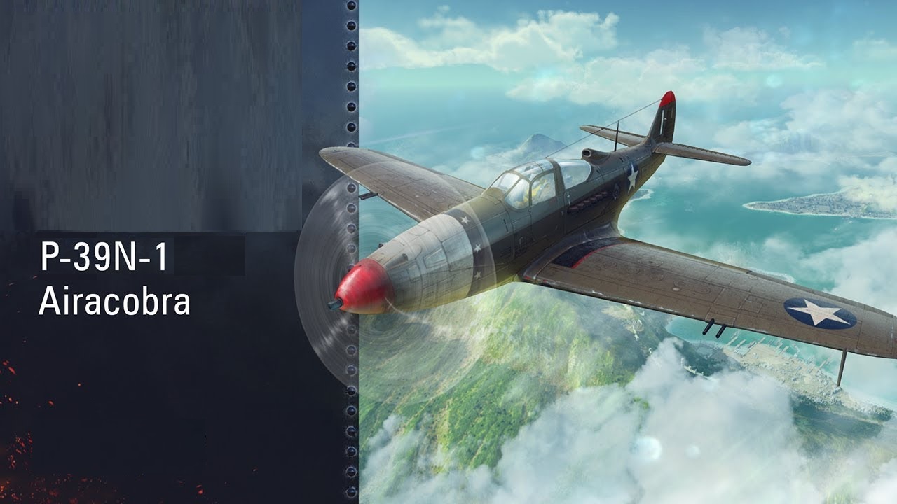 🔥 WAR THUNDER AIRCOBRA P-39K-1 + 7 DAYS PREMIUM 全球的 ✅