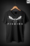 Рыбалка - Принт для печати на футболке