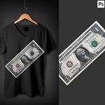 Чистые деньги - Принт для печати на футболке