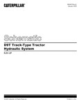 Caterpillar D9T Schematic Hydraulic System