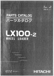 Hitachi LX100-2 Parts Catalog