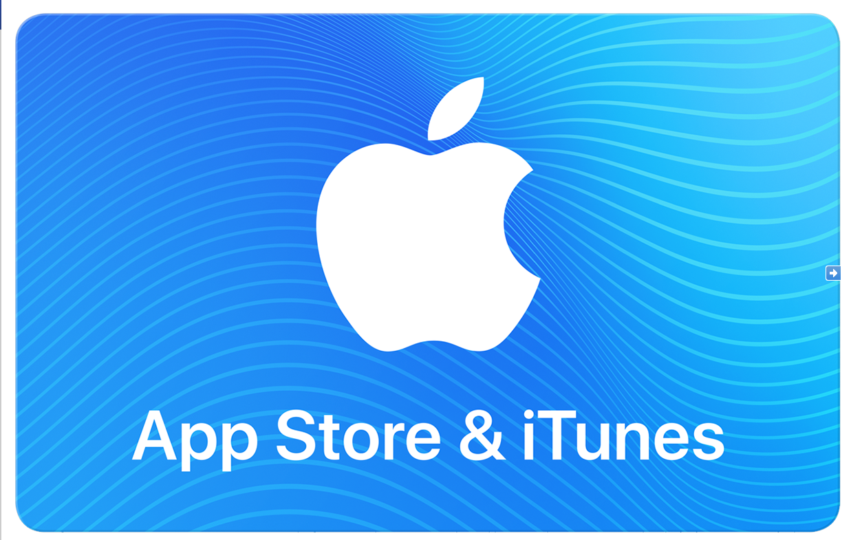 Карта оплаты itunes