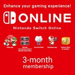 🔥  ПОДПИСКА NINTENDO SWITCH ONLINE — 3 МЕС EU