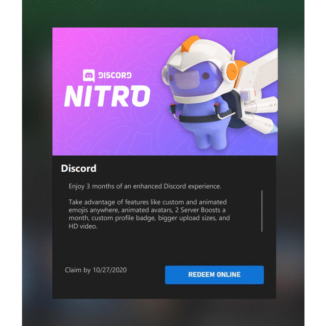 discord nitro gift link