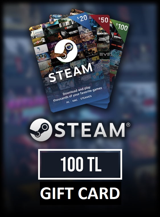 Buy STEAM WALLET GIFT CARD 100 TL TURKEY 🇹🇷🔥Best Price🔥 cheap, choose from different sellers